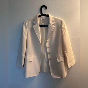 Vintage soft white blazer